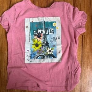 Pink Amour Paris Kids T-Shirt